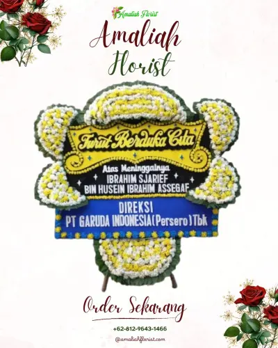 Papan Bunga Duka di Poasia